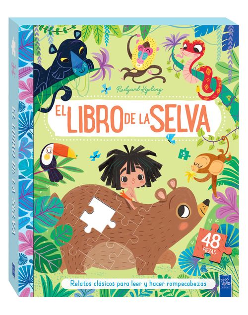 CUENTOS CLÁSICOS CON ROMPECABEZAS : El libro de la selva - Catapulta