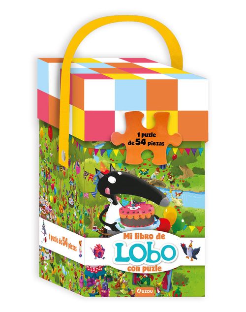 MI LIBRO DE LOBO CON PUZLE  : EL LOBO QUE QUERÍA FESTEJAR SU CUMPLEAÑOS - Catapulta