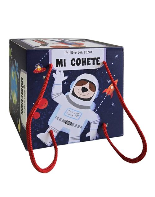 UN LIBRO CON CUBOS  : MI COHETE