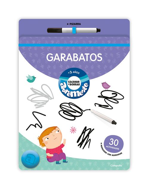 ABREMENTE GARABATOS +3 - Para escribir y borrar - Catapulta