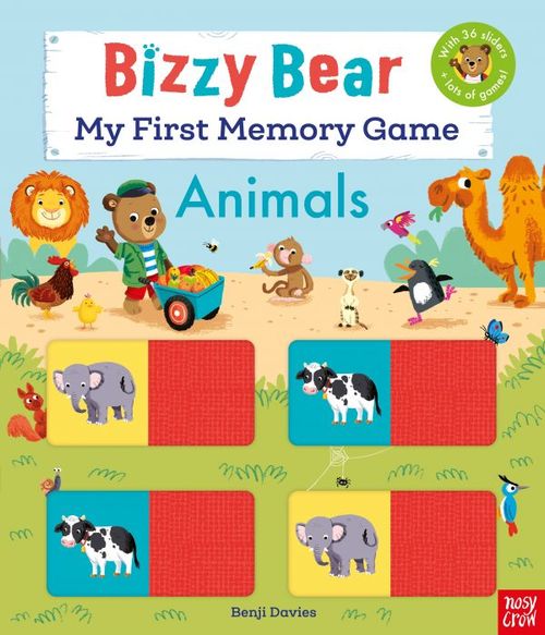 BIZZY BEAR: MY FIRST MEMORY GAME BOOK: ANIMALS - Nosy Crow