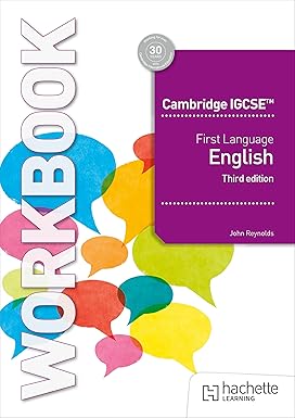 IGCSE ENGLISH  FIRST LANGUAGE - WORKBOOK  *3rd Edition*