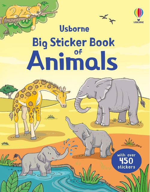 BIG STICKER BOOK OF ANIMALS - Usborne