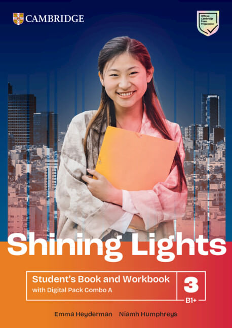 SHINING LIGHTS LEVEL 3 - Student's Book and Workbook with Digital Pack Combo A B1+