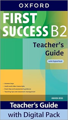 FIRST SUCCESS B2  -  Teacher's Guide with Digital Pack