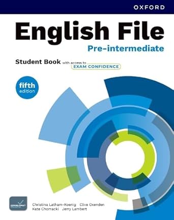 ENGLISH FILE   PRE-INTERMEDIATE -     STUDENT'S with access to exam confidence  5th Ed