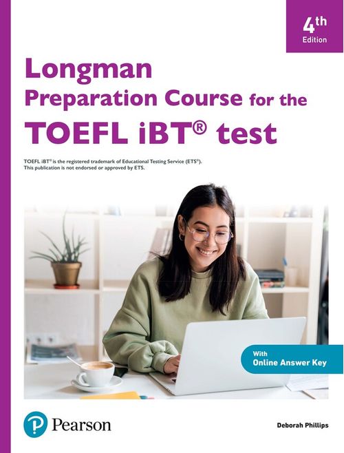 LONGMAN PREPARATION COURSE TOEFL IBT  Student's w/ Ebook, Online Practice with Answer Key *4th Ed*