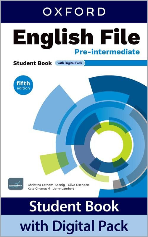 ENGLISH FILE   PRE-INTERMEDIATE -       STUDENT'S with Digital Pack  5th Ed