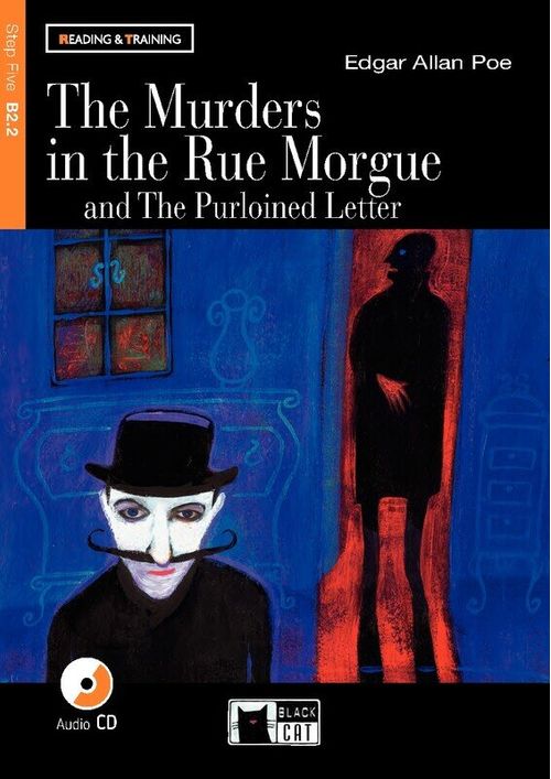 MURDERS IN THE RUE MORGUE - Book + CD - Black Cat Reading & Training