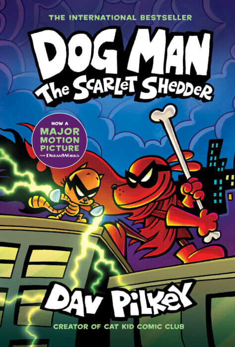 DOG MAN 12 : THE SCARLET SHEDDER - Scholastic *New Edition*
