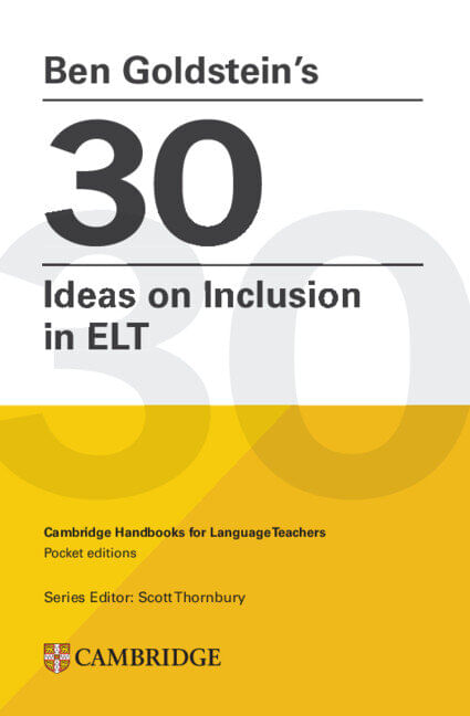 BEN GOLDSTEIN'S 30 IDEAS ON INCLUSION