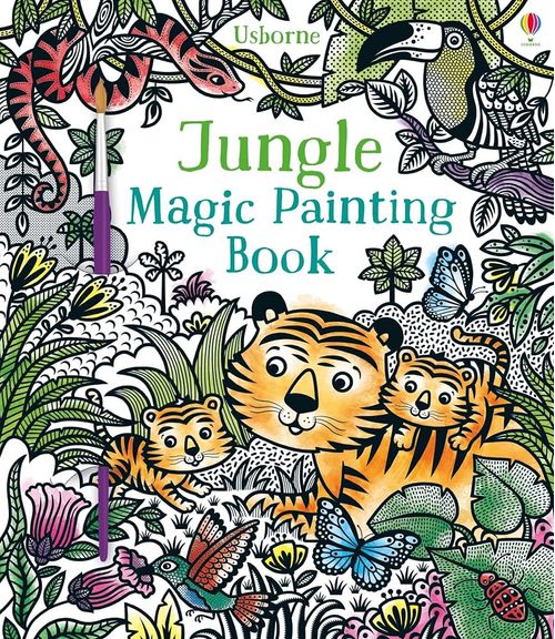 JUNGLE MAGIC PAINTING BOOK - Usborne