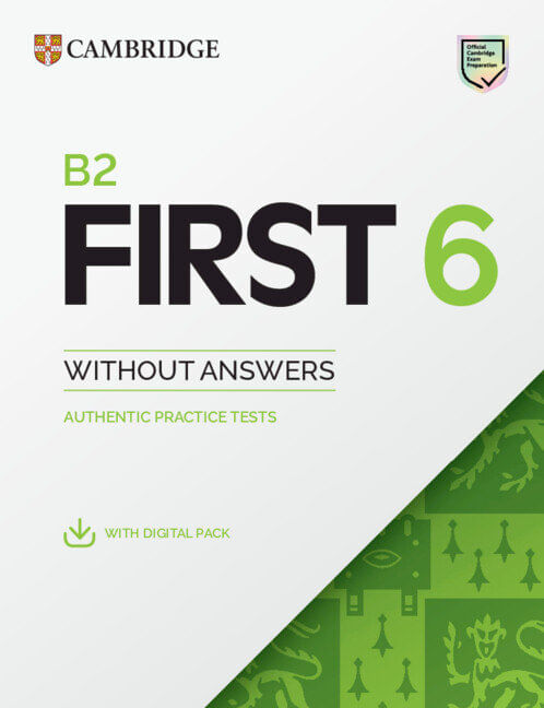 B2 FIRST TRAINER 6 - Student`s without answers with Digital Pack