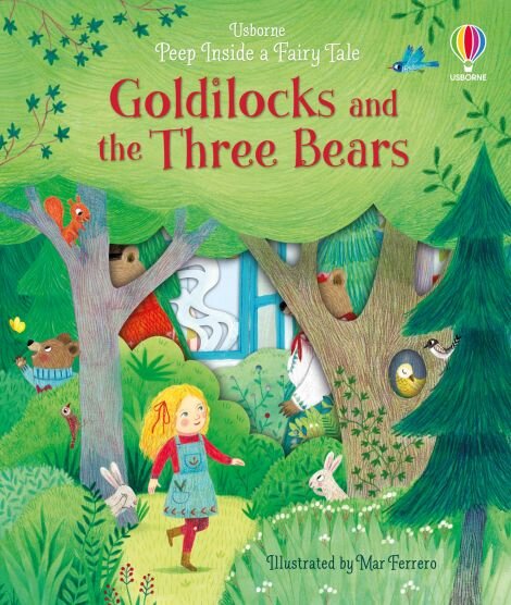 GOLDILOCKS AND THE THREE BEARS - Usborne Peep Inside A Fairy Tale