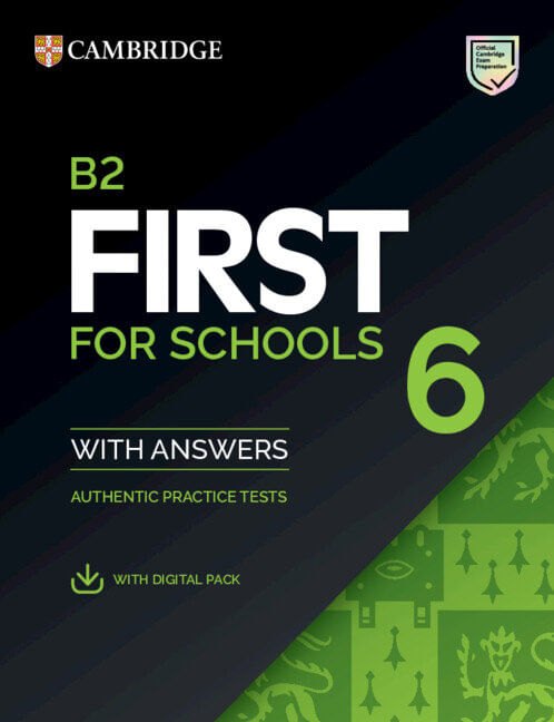 B2 FIRST FOR SCHOOLS TRAINER 6 with answers and Digital Pack